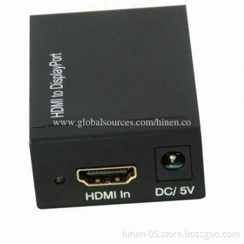HDMI to DisplayPort Adapter, Supports HDMI resolution of max up to 1920x1080p.